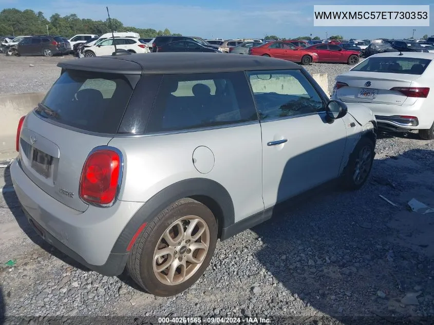 2014 Mini Hardtop Cooper VIN: WMWXM5C57ET730353 Lot: 40261565