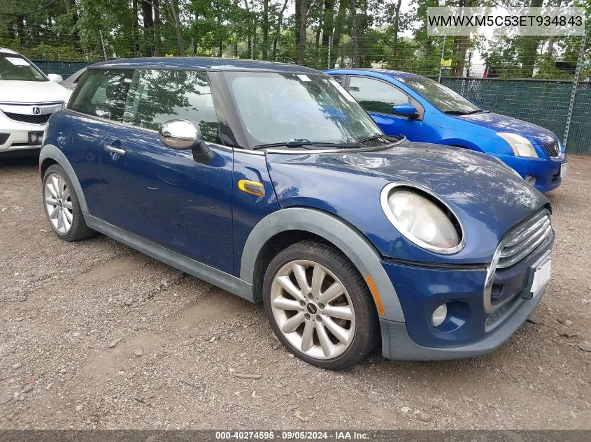 2014 Mini Hardtop Cooper VIN: WMWXM5C53ET934843 Lot: 40274595