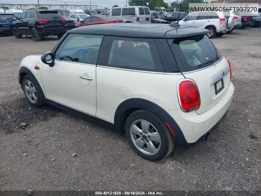 2015 Mini Hardtop Cooper VIN: WMWXM5C56FT937270 Lot: 40121828