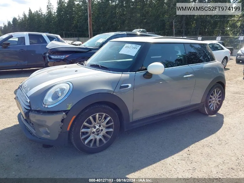 2015 Mini Hardtop Cooper VIN: WMWXM5C52FT974199 Lot: 40127103