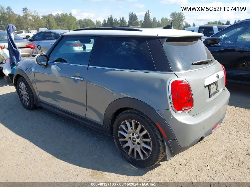 2015 Mini Hardtop Cooper VIN: WMWXM5C52FT974199 Lot: 40127103