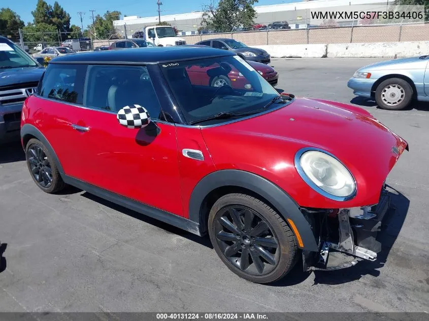 2015 Mini Hardtop Cooper VIN: WMWXM5C57F3B34406 Lot: 40131224