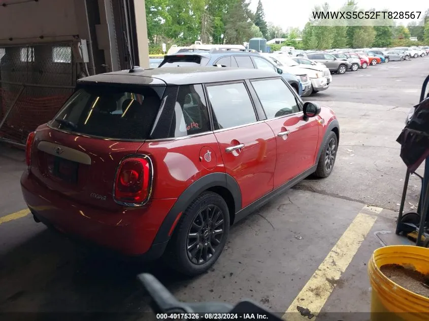 2015 Mini Hardtop Cooper VIN: WMWXS5C52FT828567 Lot: 40175326