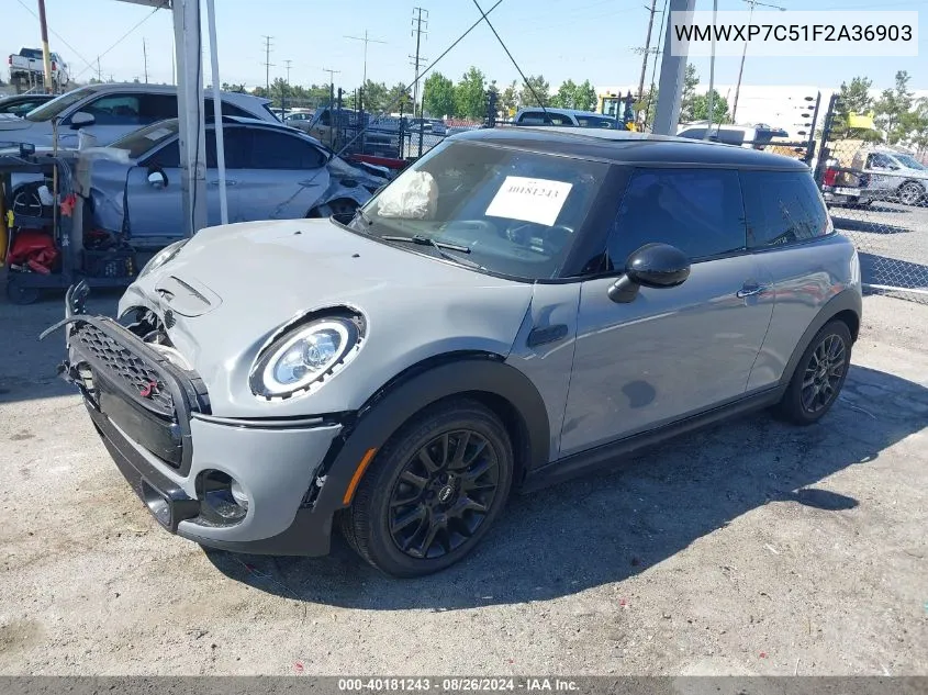 WMWXP7C51F2A36903 2015 Mini Hardtop Cooper S