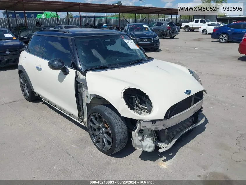 2015 Mini Hardtop Cooper VIN: WMWXM5C52FT939596 Lot: 40218883