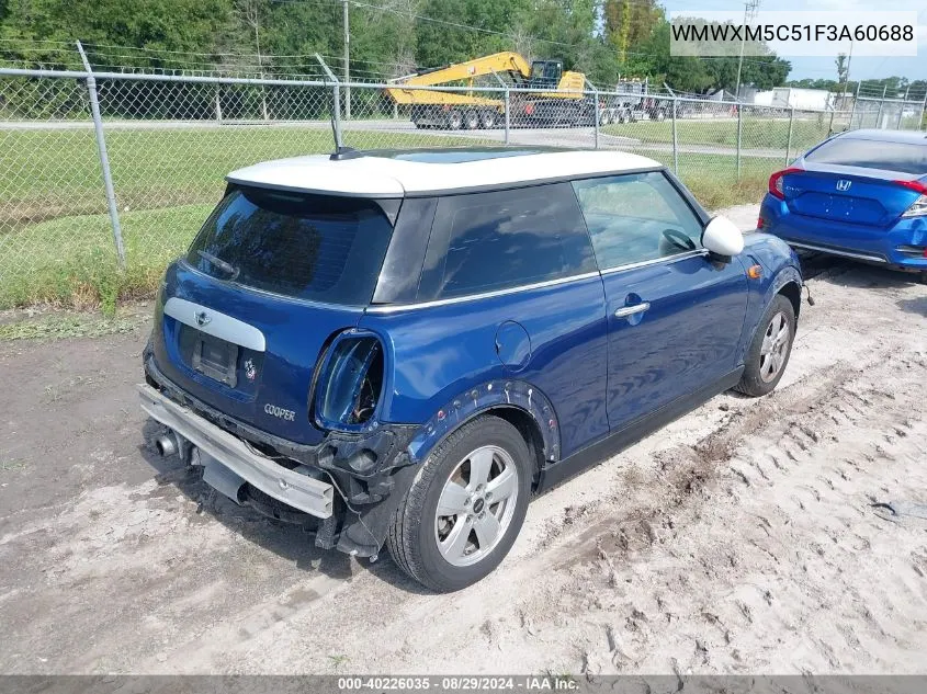 WMWXM5C51F3A60688 2015 Mini Hardtop Cooper