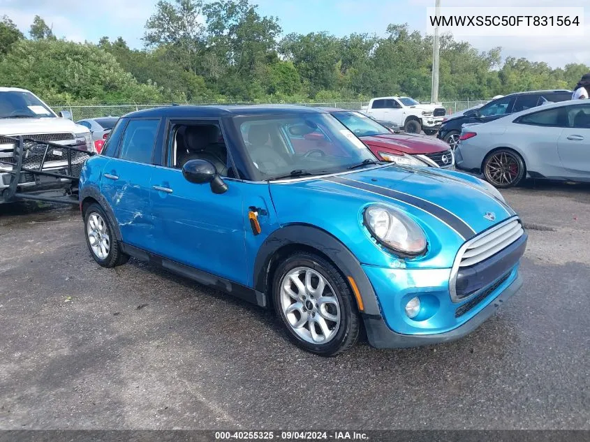 2015 Mini Hardtop Cooper VIN: WMWXS5C50FT831564 Lot: 40255325