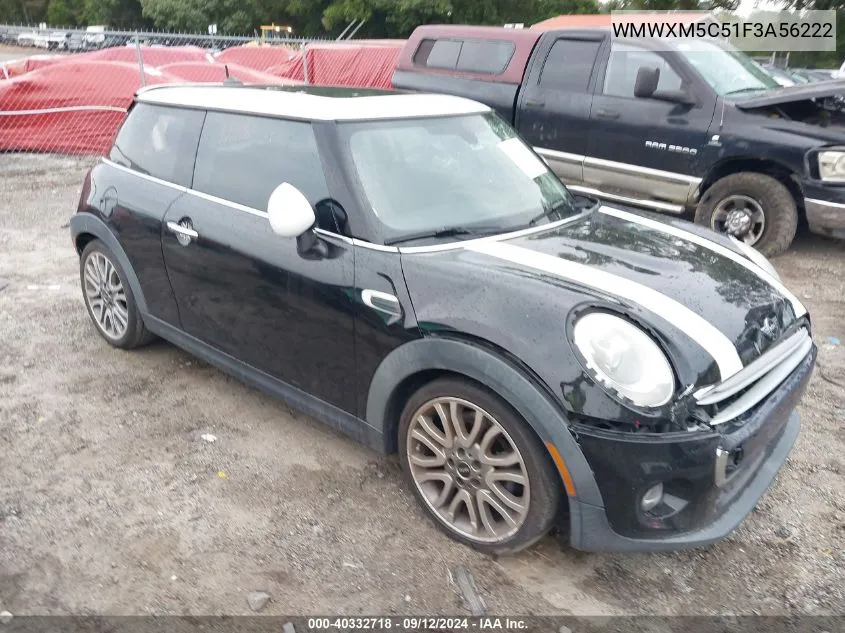 2015 Mini Hardtop VIN: WMWXM5C51F3A56222 Lot: 40332718