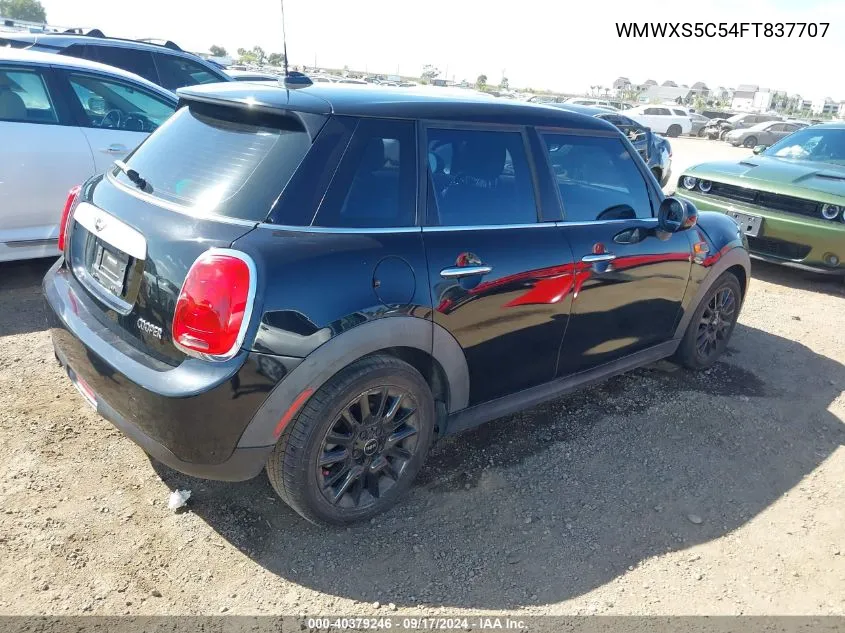 2015 Mini Hardtop Cooper VIN: WMWXS5C54FT837707 Lot: 40379246