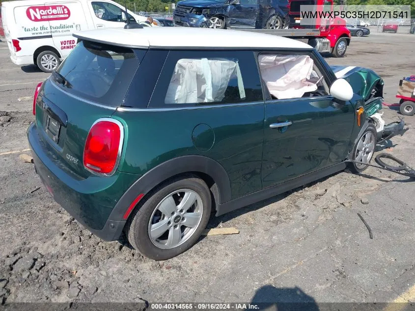 WMWXP5C35H2D71541 2017 Mini Hardtop Cooper