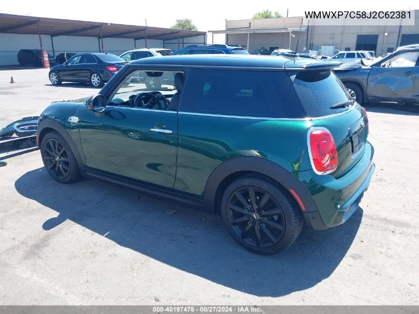 WMWXP7C58J2C62381 2018 Mini Hardtop Cooper S