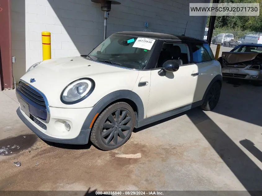 2018 Mini Hardtop Cooper/Oxford Edition VIN: WMWXP5C59J2D71730 Lot: 40235840