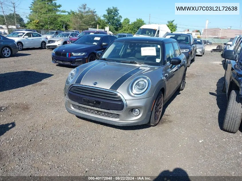 2020 Mini Hardtop Cooper VIN: WMWXU7C03L2L72638 Lot: 40172848