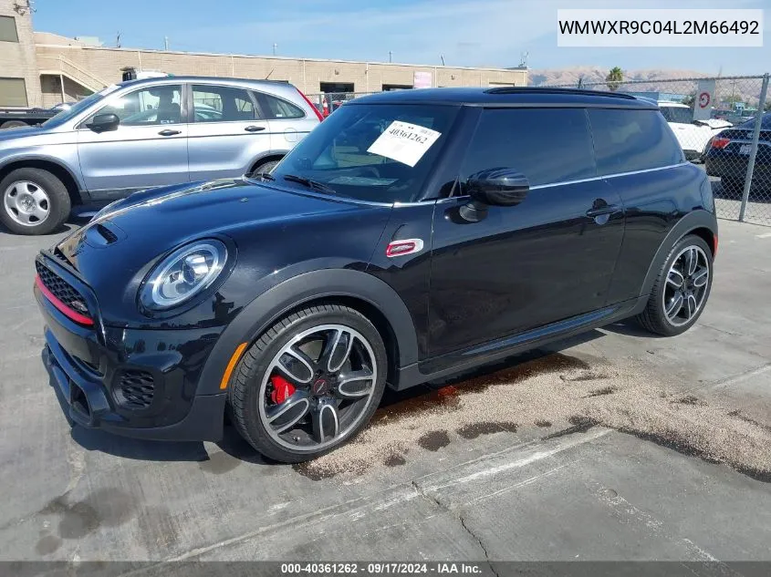 2020 Mini Hardtop John Cooper Works VIN: WMWXR9C04L2M66492 Lot: 40361262