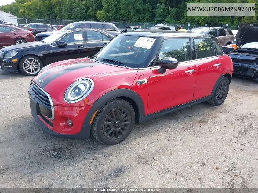 2021 Mini Hardtop Cooper VIN: WMWXU7C06M2N97489 Lot: 40149825