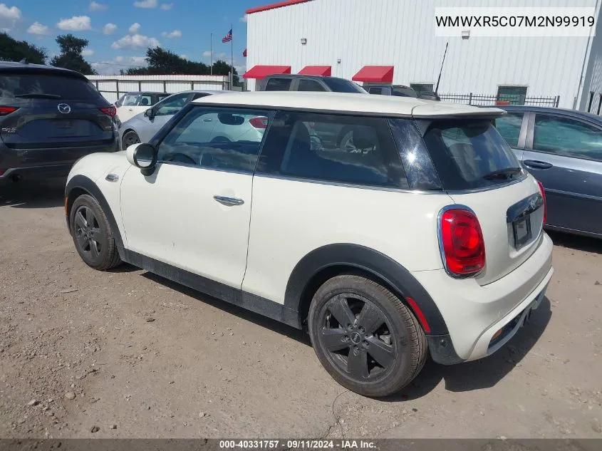 2021 Mini Hardtop Cooper S VIN: WMWXR5C07M2N99919 Lot: 40331757