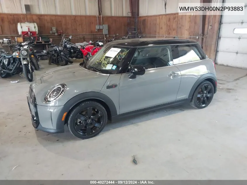 WMW53DH00N2P93883 2022 Mini Hardtop Cooper S