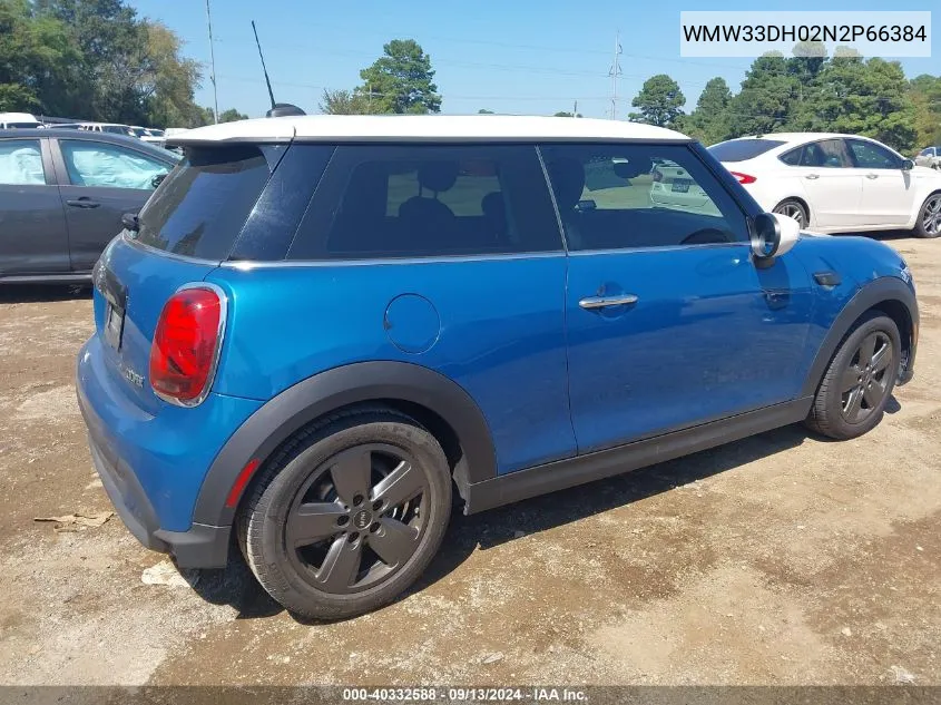 WMW33DH02N2P66384 2022 Mini Hardtop Cooper