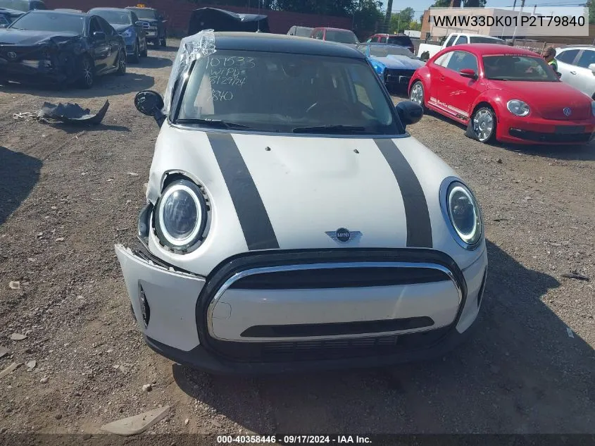 2023 Mini Hardtop Cooper VIN: WMW33DK01P2T79840 Lot: 40358446