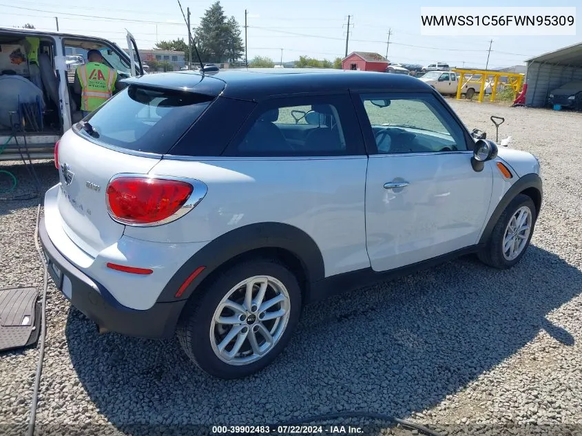 2015 Mini Paceman Cooper VIN: WMWSS1C56FWN95309 Lot: 39902483