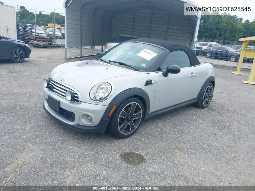 WMWSY1C59DT625545 2013 Mini Roadster Cooper