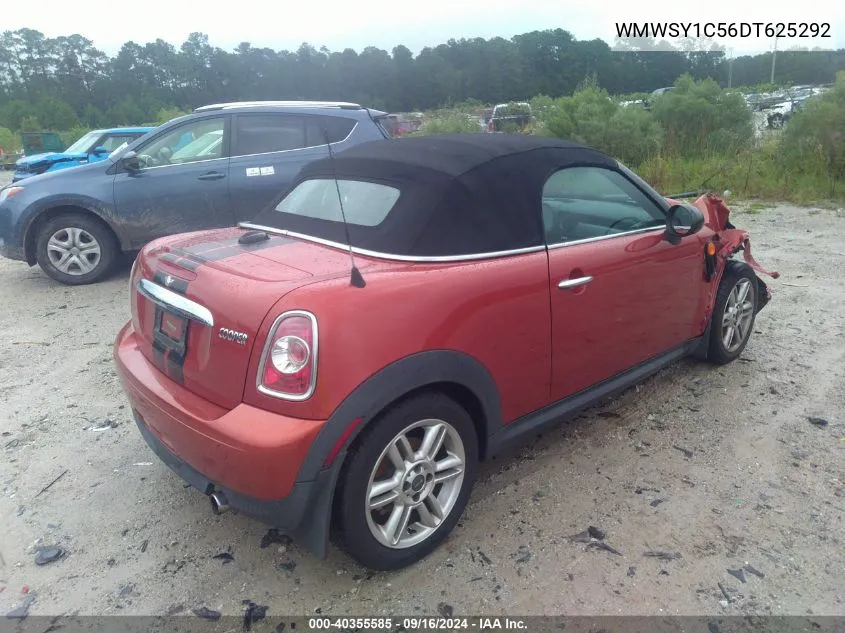 WMWSY1C56DT625292 2013 Mini Roadster Cooper