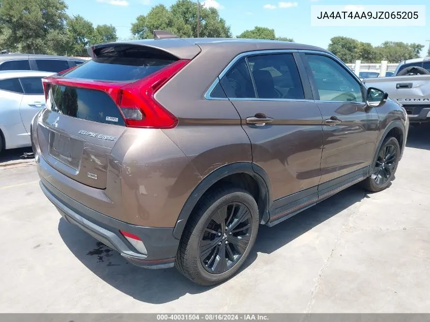 2018 Mitsubishi Eclipse Cross Le VIN: JA4AT4AA9JZ065205 Lot: 40031504