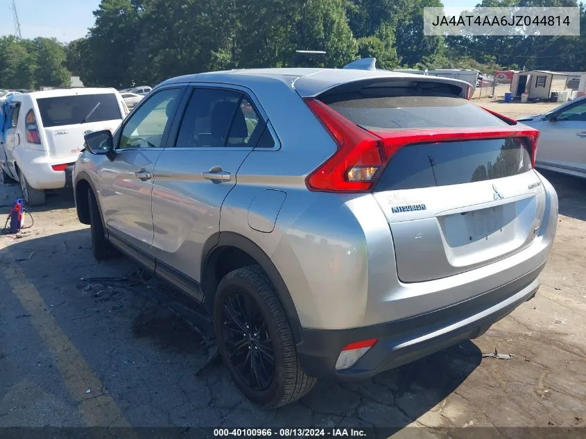 2018 Mitsubishi Eclipse Cross Le VIN: JA4AT4AA6JZ044814 Lot: 40100966