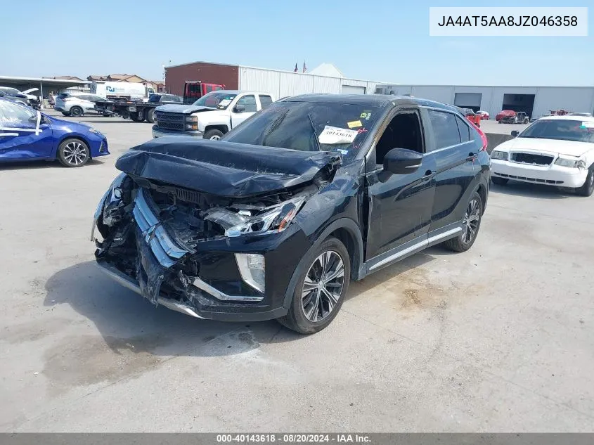 2018 Mitsubishi Eclipse Cross Se/Sel VIN: JA4AT5AA8JZ046358 Lot: 40143618