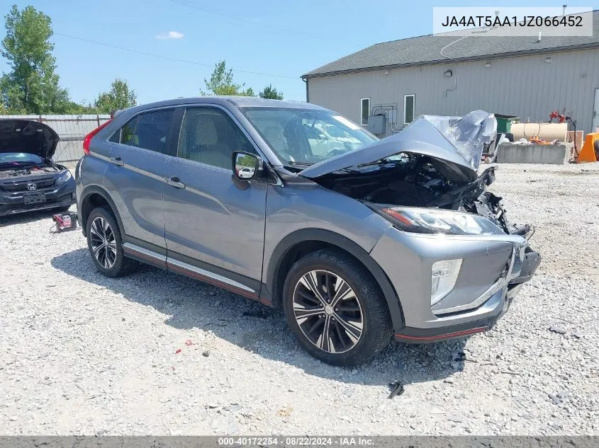 2018 Mitsubishi Eclipse Cross Se/Sel VIN: JA4AT5AA1JZ066452 Lot: 40172254