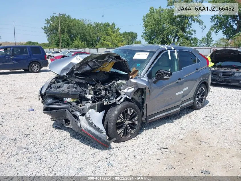 2018 Mitsubishi Eclipse Cross Se/Sel VIN: JA4AT5AA1JZ066452 Lot: 40172254