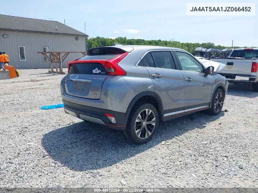 2018 Mitsubishi Eclipse Cross Se/Sel VIN: JA4AT5AA1JZ066452 Lot: 40172254