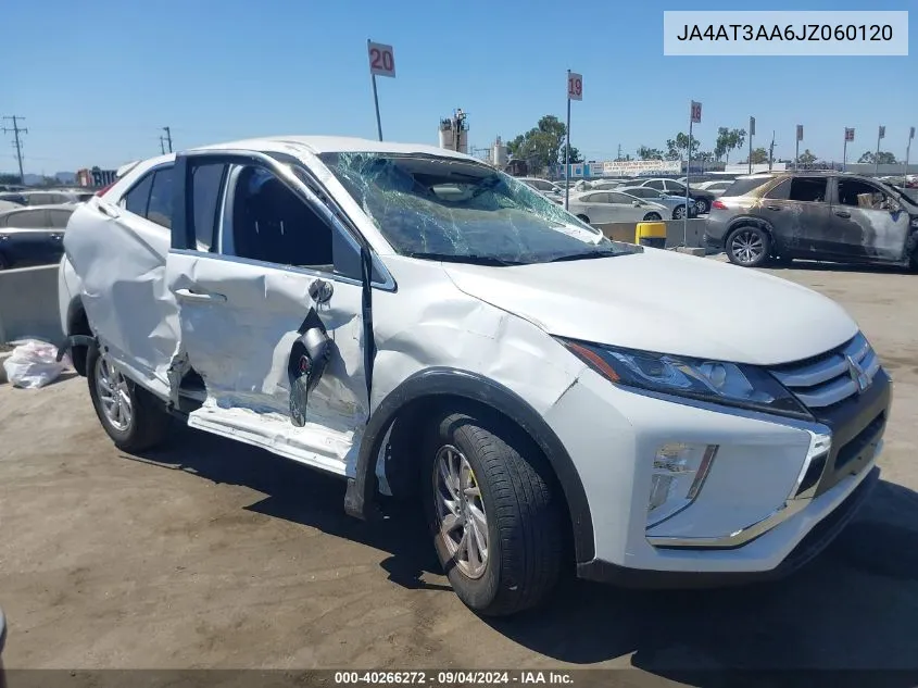 2018 Mitsubishi Eclipse Cross Es VIN: JA4AT3AA6JZ060120 Lot: 40266272