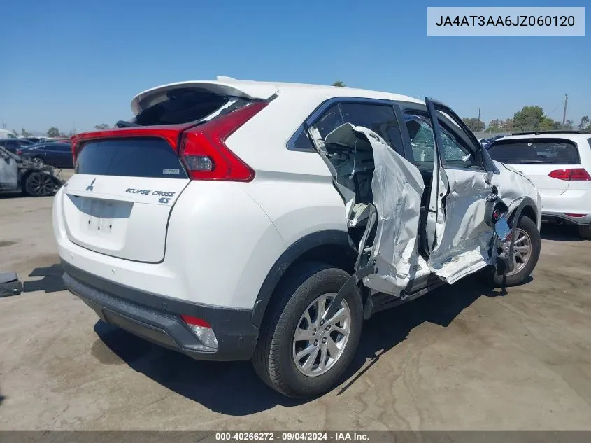 2018 Mitsubishi Eclipse Cross Es VIN: JA4AT3AA6JZ060120 Lot: 40266272