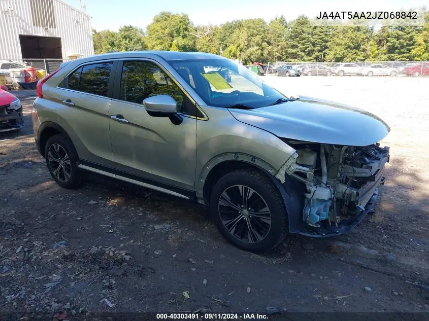 2018 Mitsubishi Eclipse Cross Se/Sel VIN: JA4AT5AA2JZ068842 Lot: 40303491