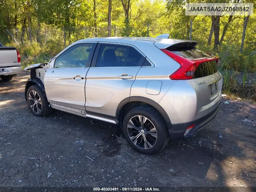 2018 Mitsubishi Eclipse Cross Se/Sel VIN: JA4AT5AA2JZ068842 Lot: 40303491