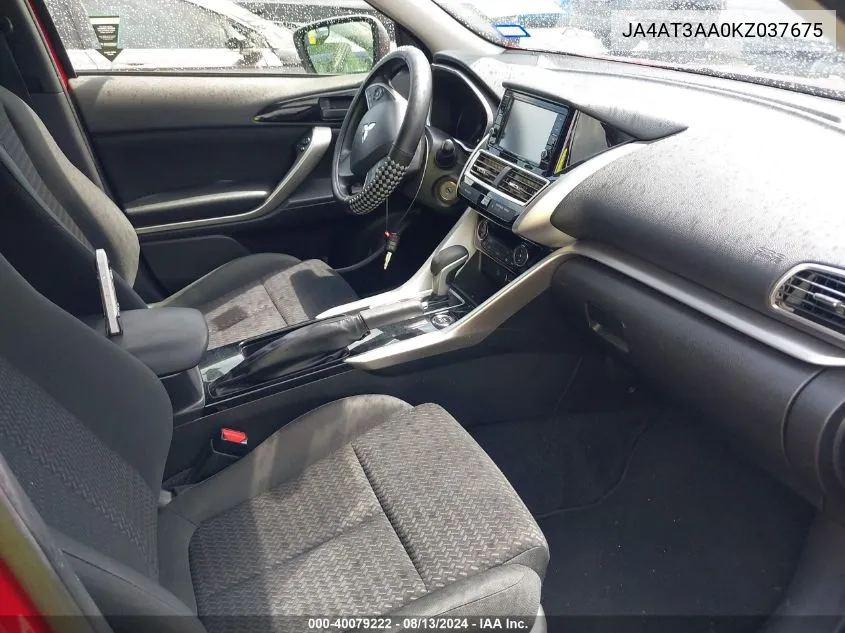 2019 Mitsubishi Eclipse Cross Es VIN: JA4AT3AA0KZ037675 Lot: 40079222