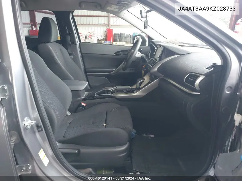 2019 Mitsubishi Eclipse Cross Es VIN: JA4AT3AA9KZ028733 Lot: 40129141