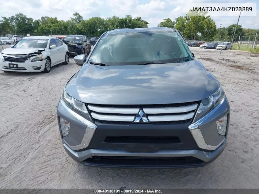 JA4AT3AA4KZ023889 2019 Mitsubishi Eclipse Cross Es