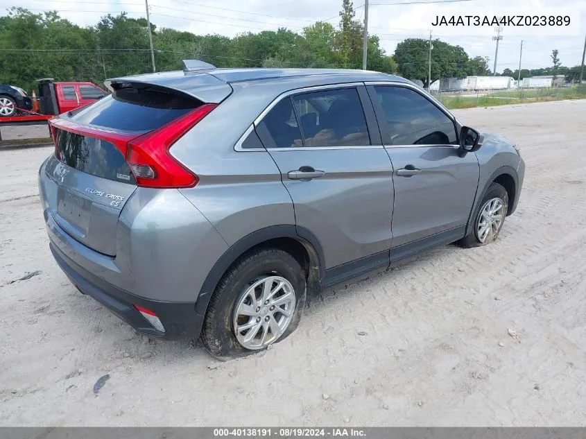 JA4AT3AA4KZ023889 2019 Mitsubishi Eclipse Cross Es