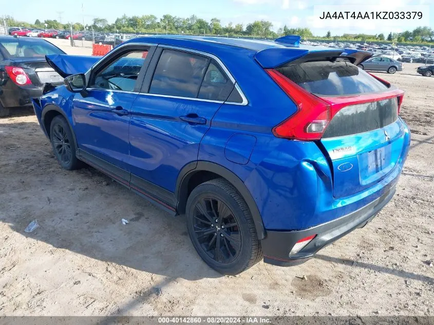 JA4AT4AA1KZ033379 2019 Mitsubishi Eclipse Cross Le/Sp