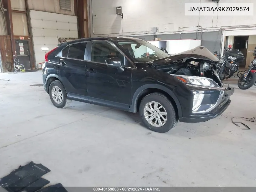 2019 Mitsubishi Eclipse Cross Es VIN: JA4AT3AA9KZ029574 Lot: 40159883