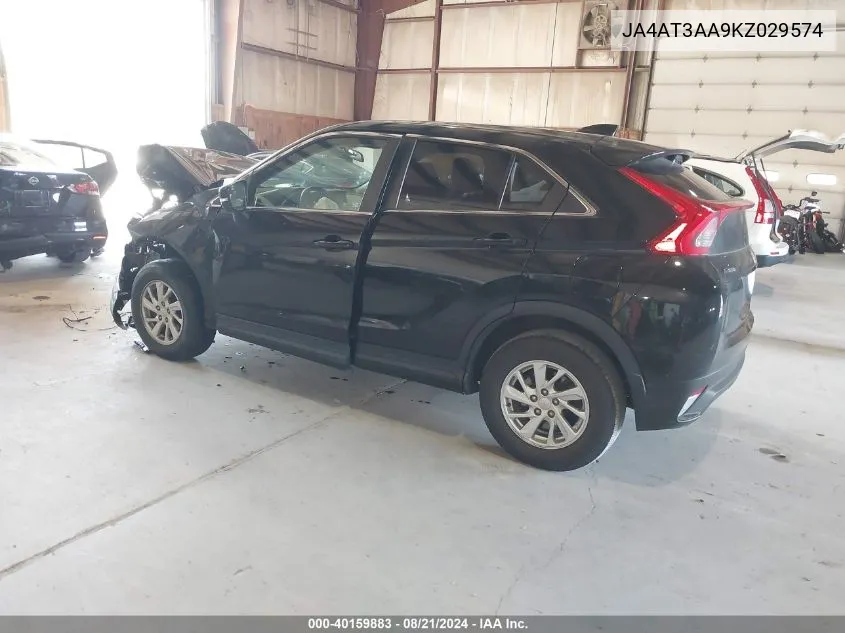 2019 Mitsubishi Eclipse Cross Es VIN: JA4AT3AA9KZ029574 Lot: 40159883