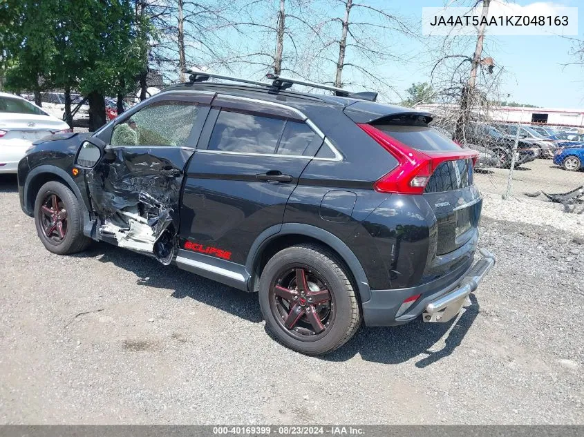 2019 Mitsubishi Eclipse Cross Se VIN: JA4AT5AA1KZ048163 Lot: 40169399