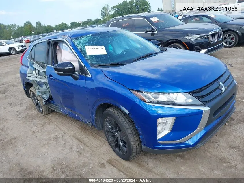 2019 Mitsubishi Eclipse Cross Le VIN: JA4AT4AA3KZ011058 Lot: 40194529