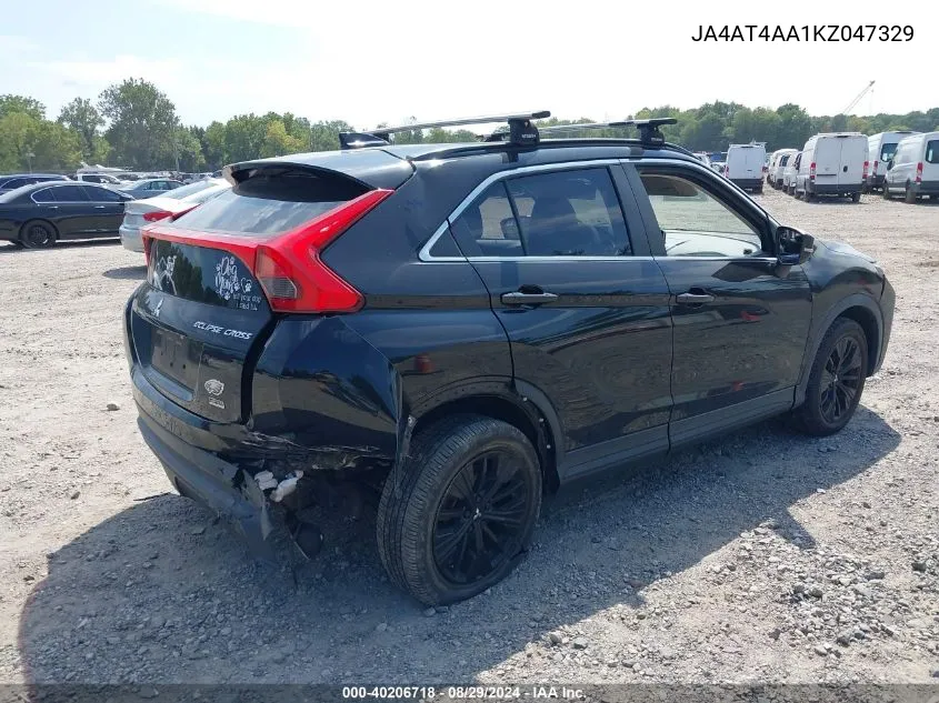 2019 Mitsubishi Eclipse Cross Le VIN: JA4AT4AA1KZ047329 Lot: 40206718