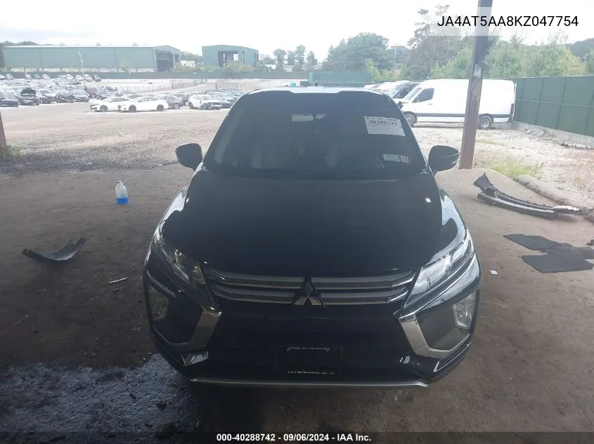 2019 Mitsubishi Eclipse Cross Se VIN: JA4AT5AA8KZ047754 Lot: 40288742