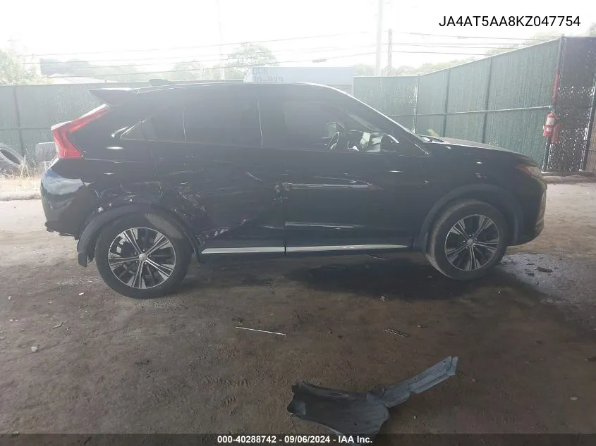 2019 Mitsubishi Eclipse Cross Se VIN: JA4AT5AA8KZ047754 Lot: 40288742