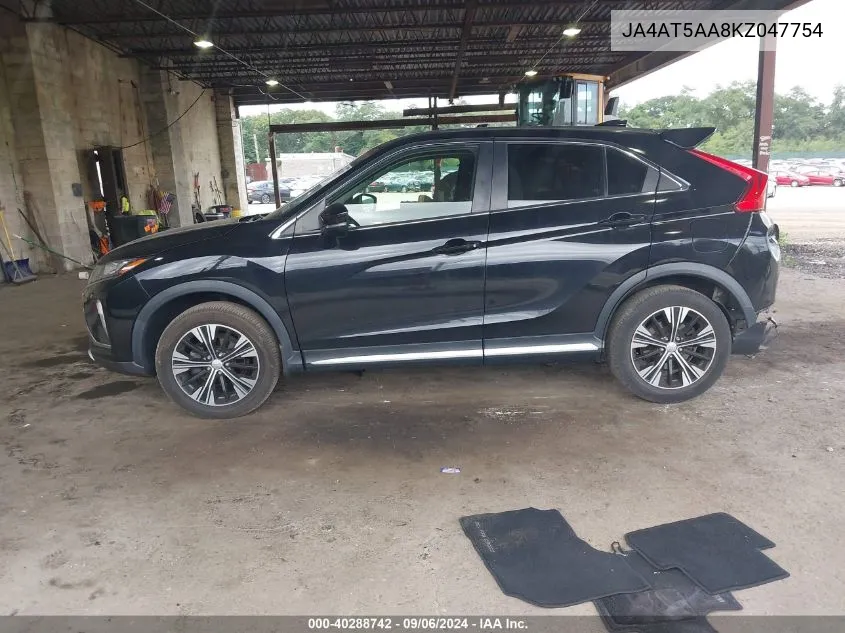 2019 Mitsubishi Eclipse Cross Se VIN: JA4AT5AA8KZ047754 Lot: 40288742