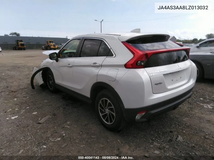 JA4AS3AA8LZ013032 2020 Mitsubishi Eclipse Cross Es 1.5T